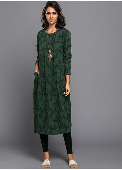 Araminta | Women's Textured Pocket Maxi Dresses Hero