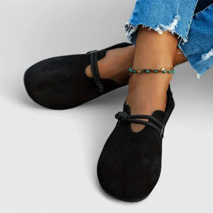 Aurelia | Women's Rope Tie Orthopedic Loafers Detail