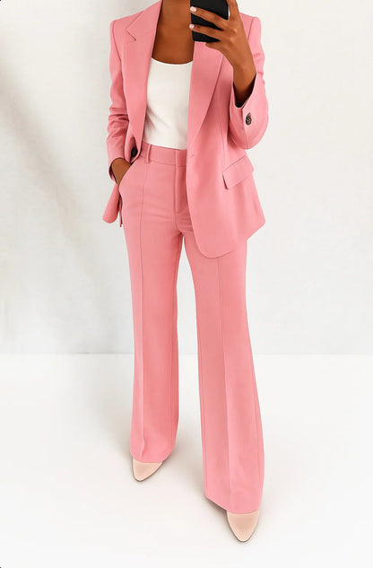 Bellacourt | Women's Chic Tailored Two-Piece Suit Back