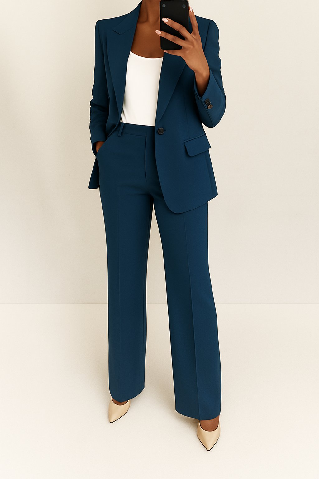 Bellacourt | Women's Chic Tailored Two-Piece Suit Lifestyle