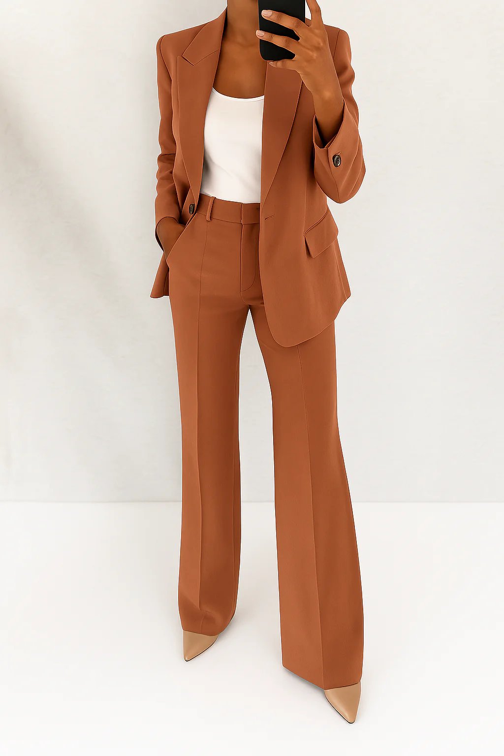 Bellacourt | Women's Chic Tailored Two-Piece Suit Side