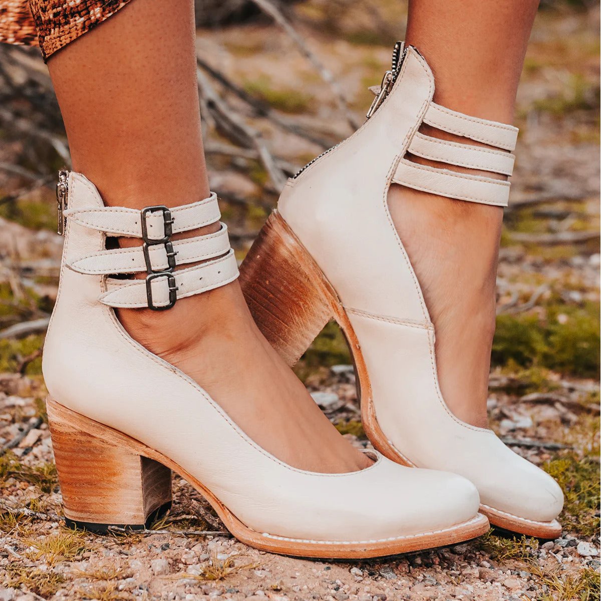 Bellavita | Women's Elegant Comfortable Triple Strap Sandals Side
