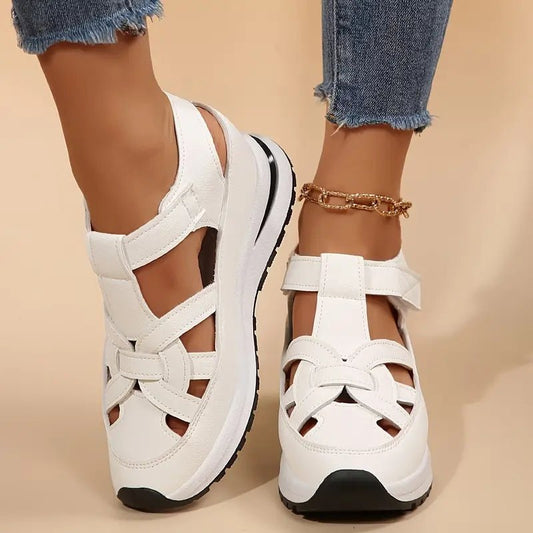 Calvine | Women's Orthopedic Cage Cutout Sandals Hero