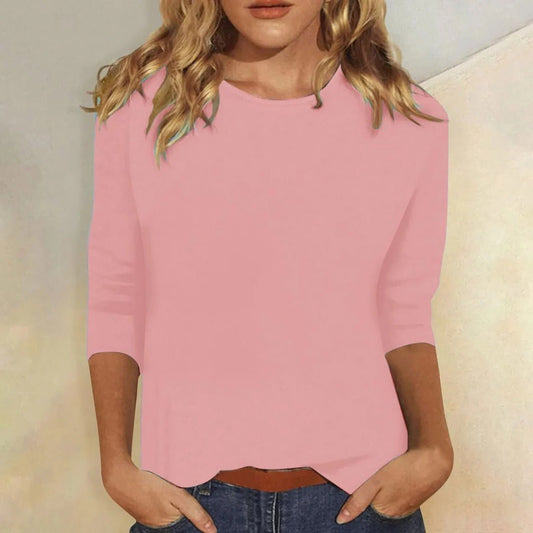 Cassandra | Women's Crew Neck Casual Everyday Top Hero