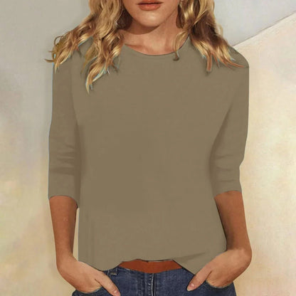 Cassandra | Women's Crew Neck Casual Everyday Top Lifestyle