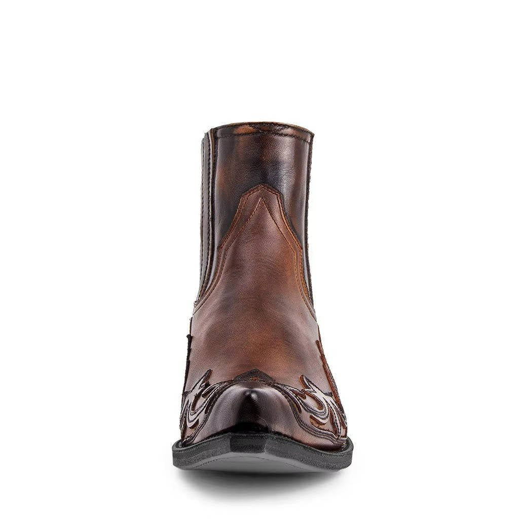 Cazadora | Women's Pointed Toe Leather Western Ankle Boots View 13