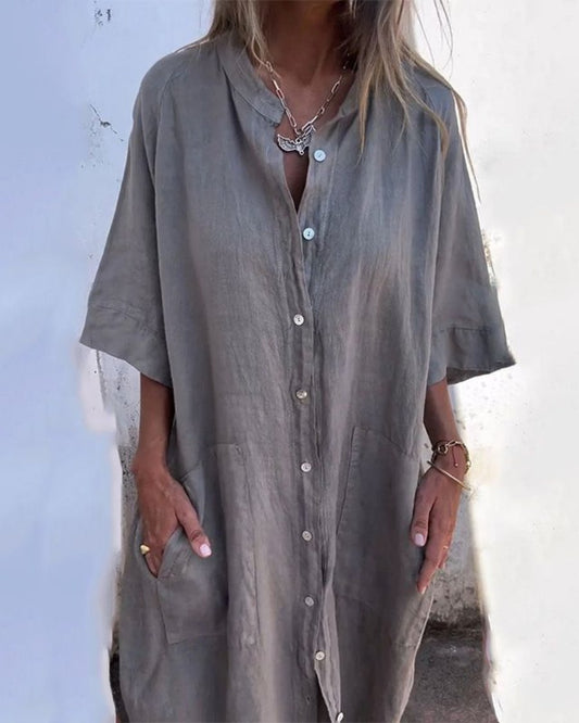 Celeste | Women's Oversized Boho Shirt Dress Hero