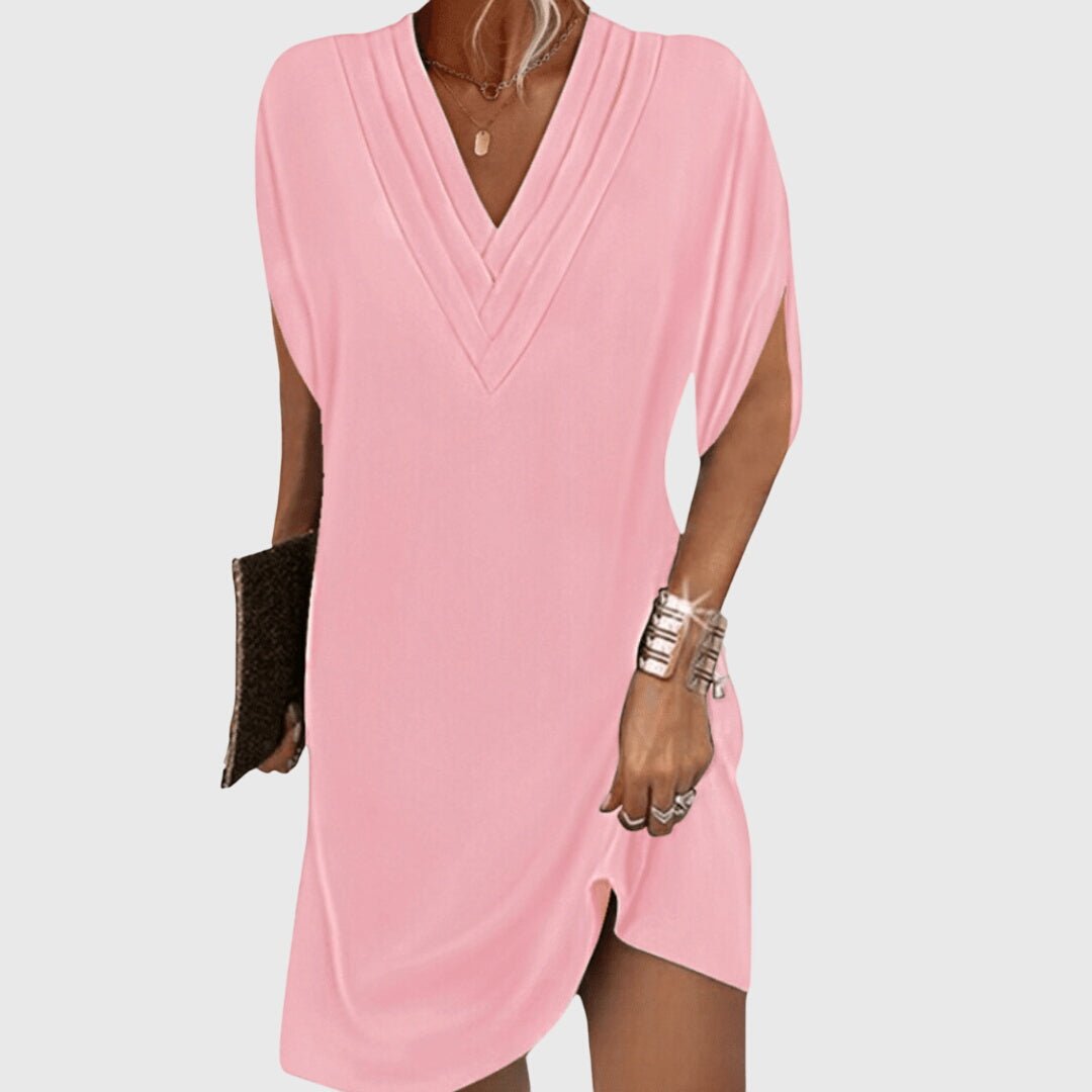 Cleo | Elegant Tummy-Hiding Women's Dress Detail