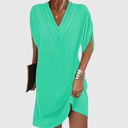 Cleo | Elegant Tummy-Hiding Women's Dress Side
