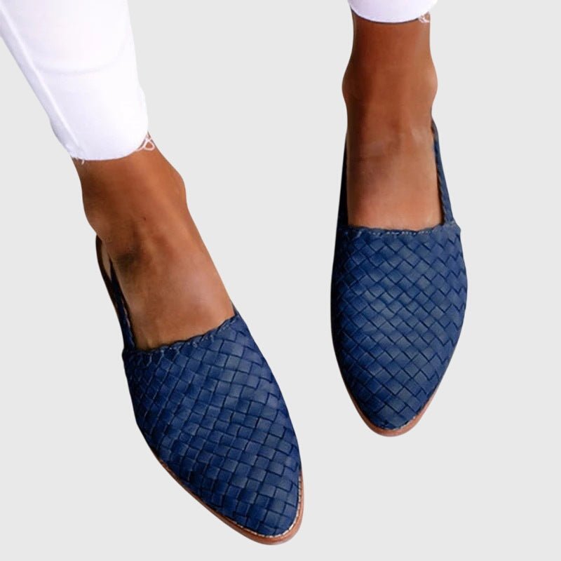 Cleo | Women's Woven Orthopedic Sandals Detail