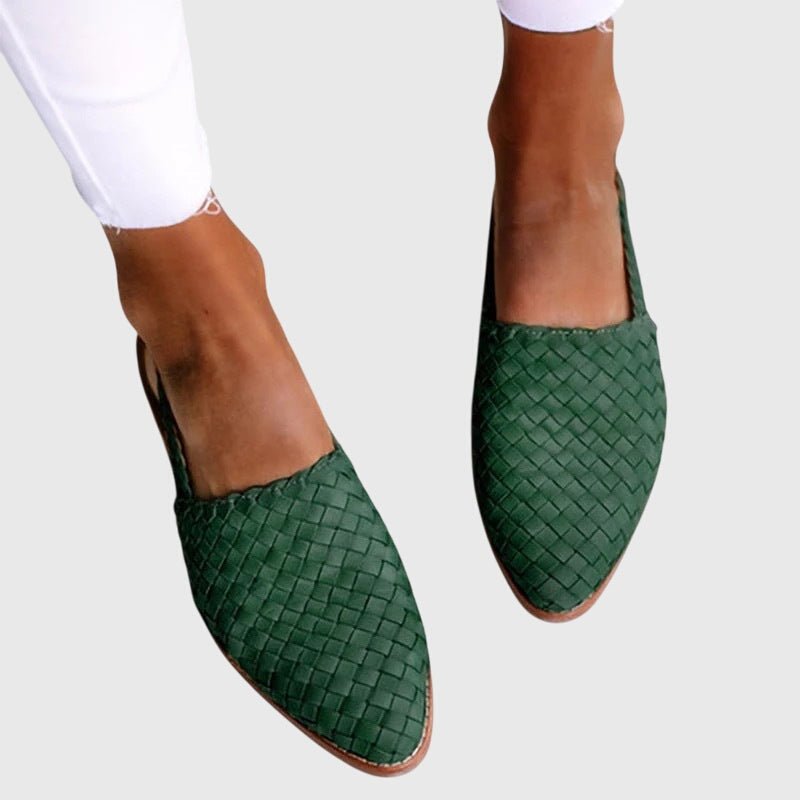 Cleo | Women's Woven Orthopedic Sandals Side