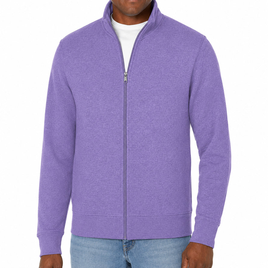 Zip Sweater Knit Lightweight Men All Season