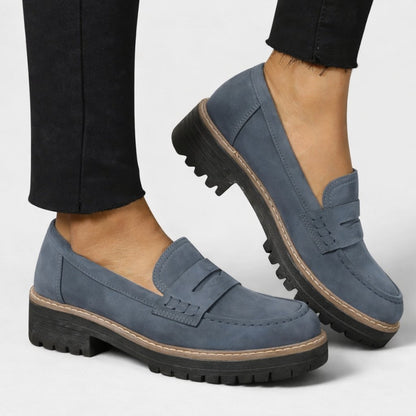 Cordelia | Women's Chunky Sole Orthopedic Loafers Detail