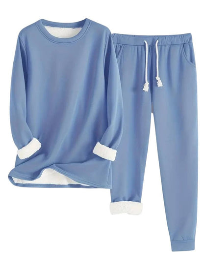 Cordelline | Women's Contrast Cuff Sweatsuit Set Loungewear Hero