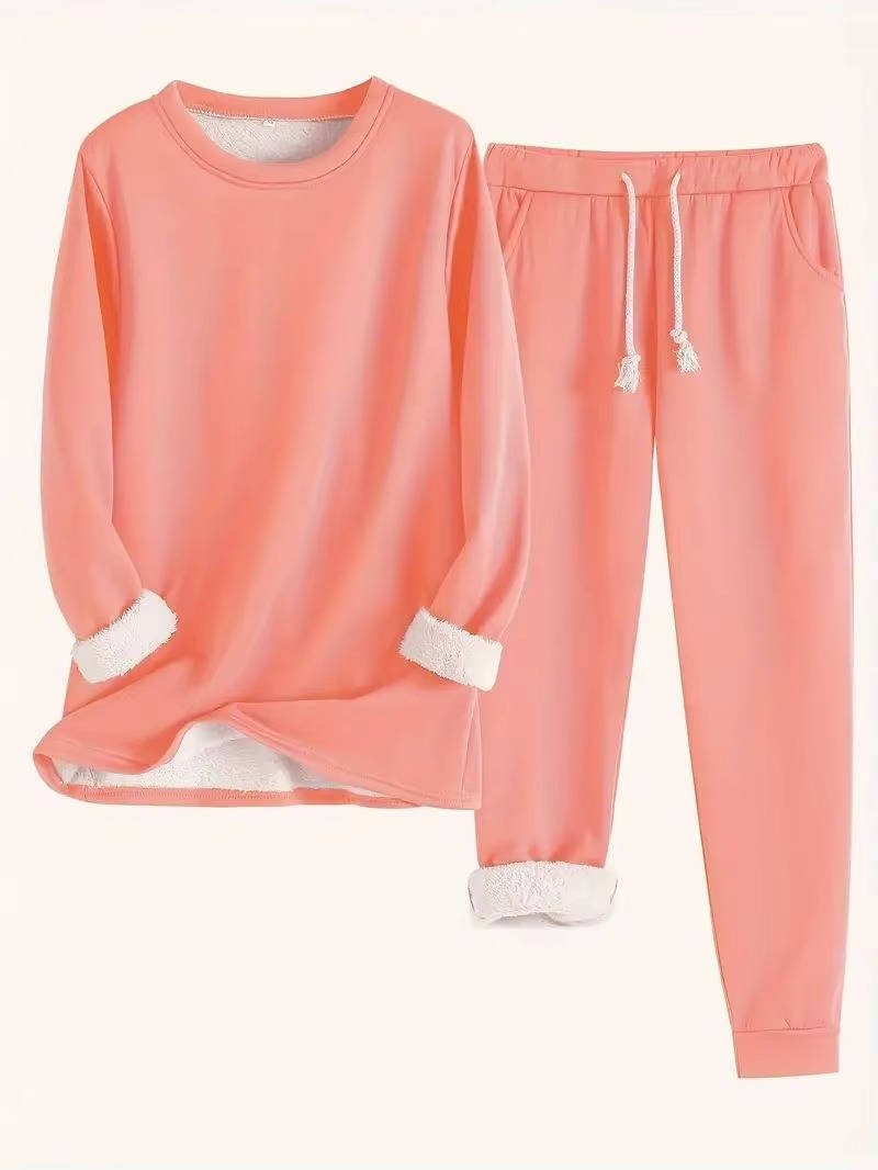 Cordelline | Women's Contrast Cuff Sweatsuit Set Loungewear Lifestyle