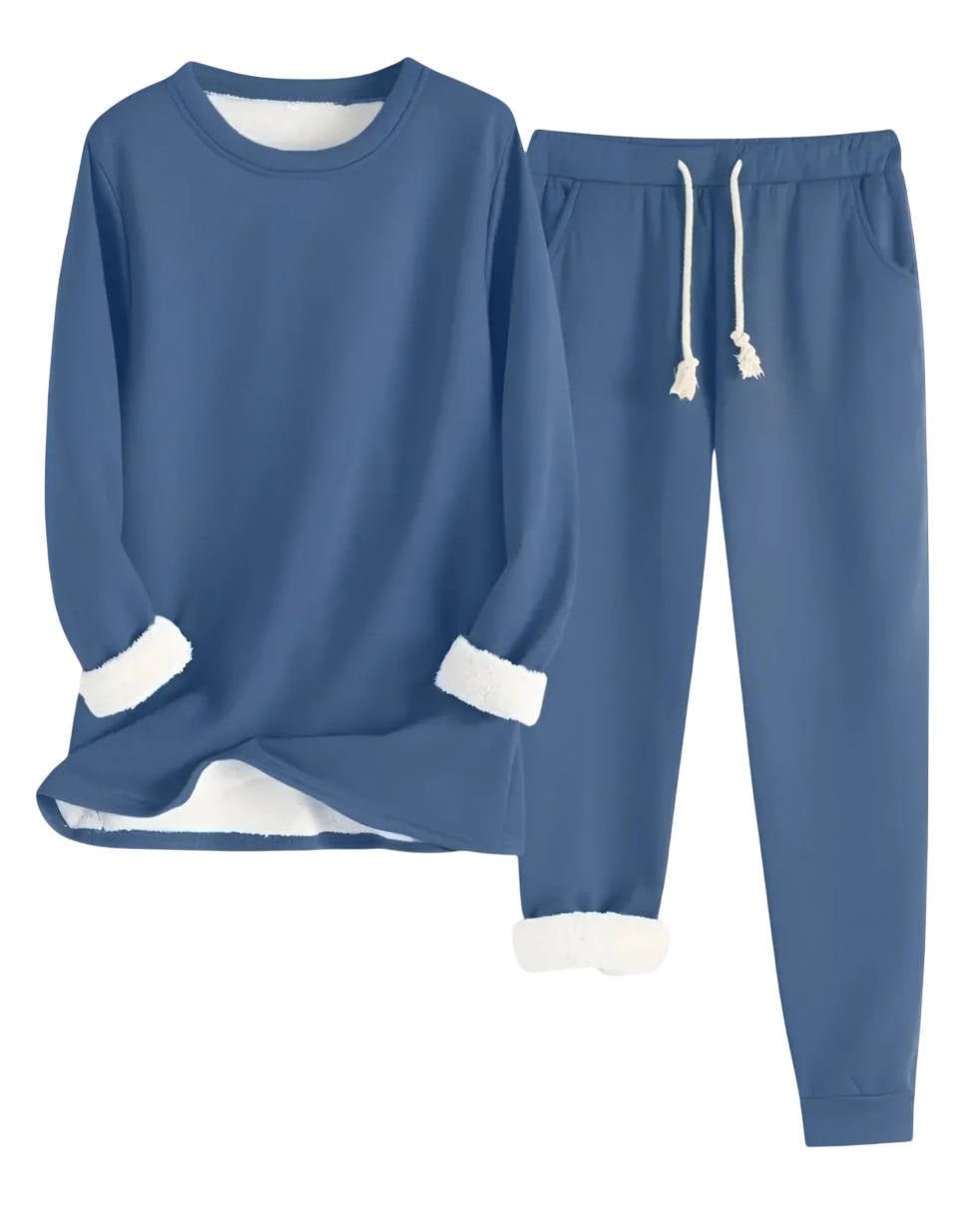 Cordelline | Women's Contrast Cuff Sweatsuit Set Loungewear View 15