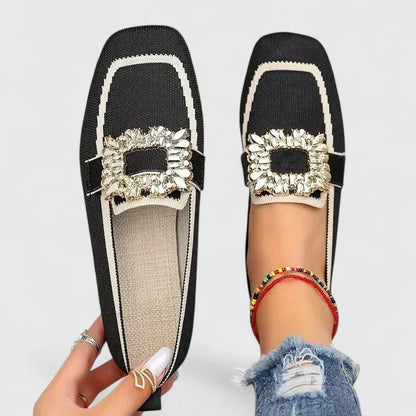 Daisy | Women's Buckle Orthopedic Loafers Front