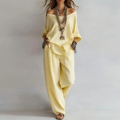 Daisy | Women's Off Shoulder Co-ord Set Detail