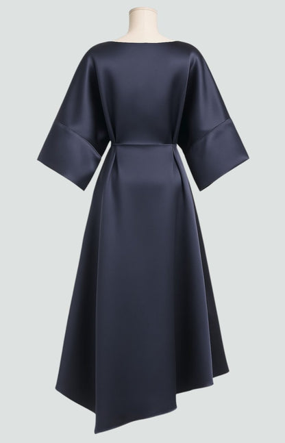 Elise | Elegant Brooch Long Dress Angle