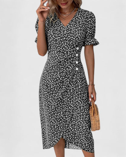 Elowen | Women's Comfortable Button-Front Maxi Dress Alternate