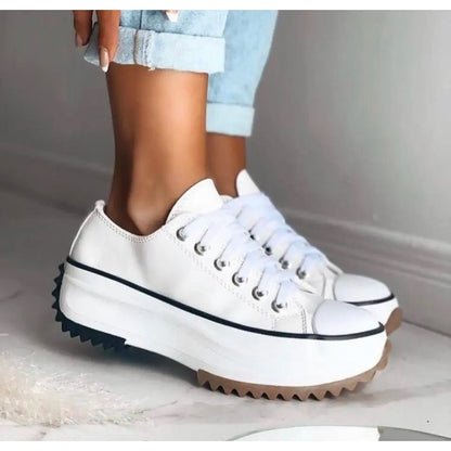Evangeline | Women's Chunky Platform Sneakers Back