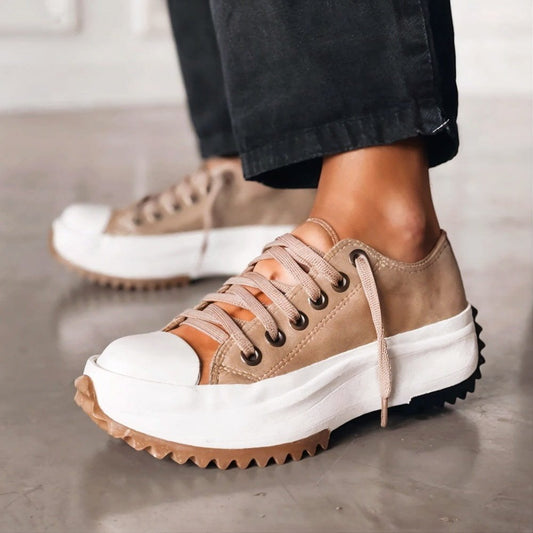 Evangeline | Women's Chunky Platform Sneakers Front