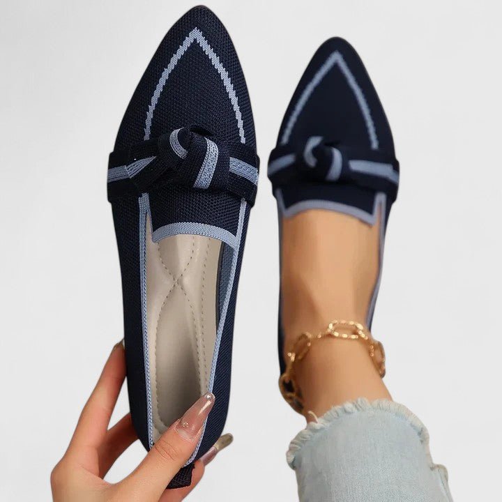 Faye | Women's Bow Orthopedic Loafers Back