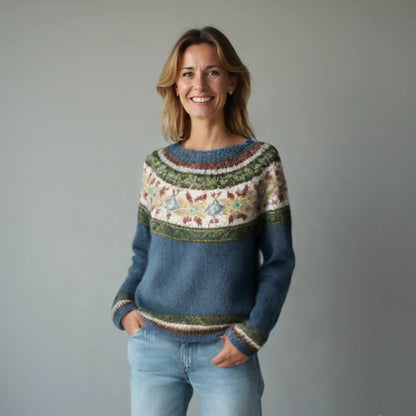 Gemma | Women's Elegant Nordic Sweater Angle