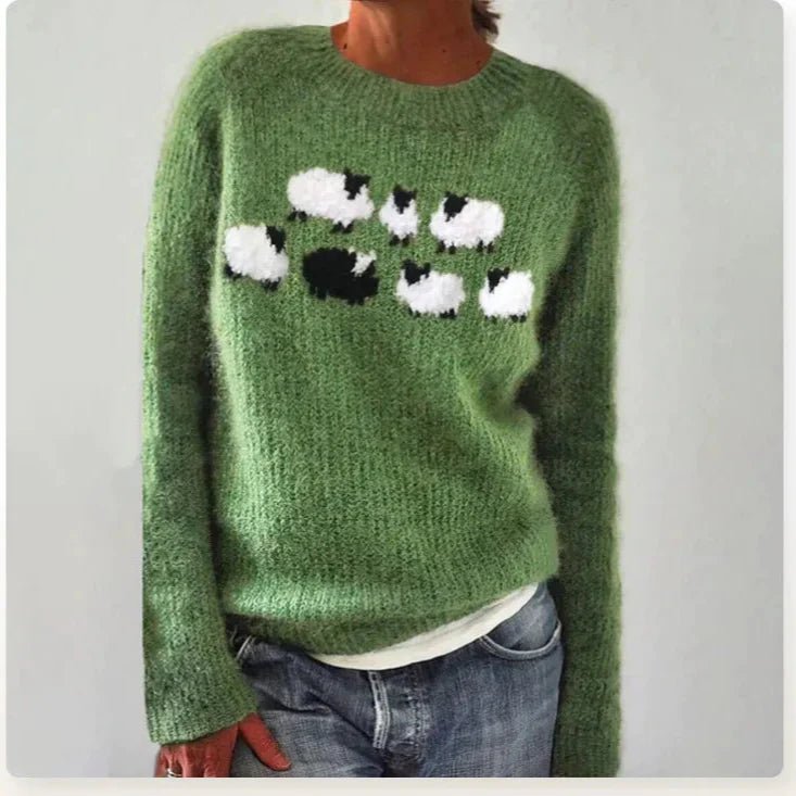 Gemma | Women's Elegant Nordic Sweater Detail
