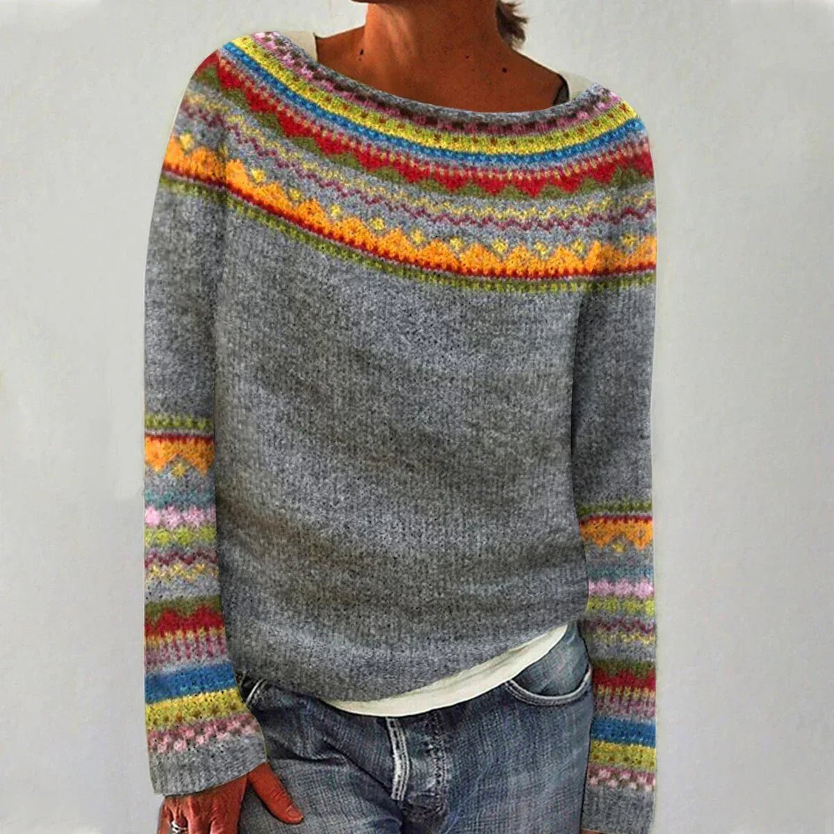 Gemma | Women's Elegant Nordic Sweater Hero