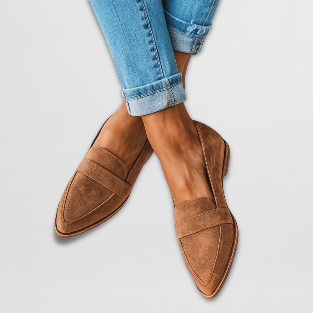 Gemma | Women's Orthopedic Soft Suede Loafers Hero