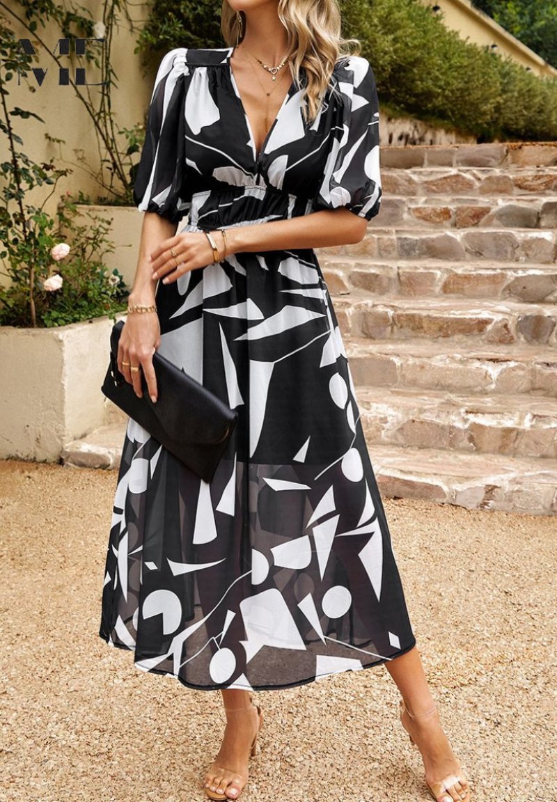 Gwen | Elegant Floral Maxi Dress View 12