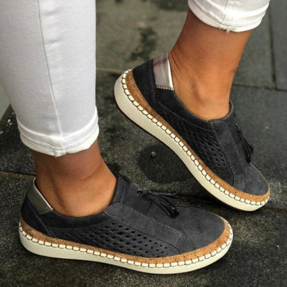 Halvara | Women's Orthoflex Slip-Ons Perforated Arch Support Back