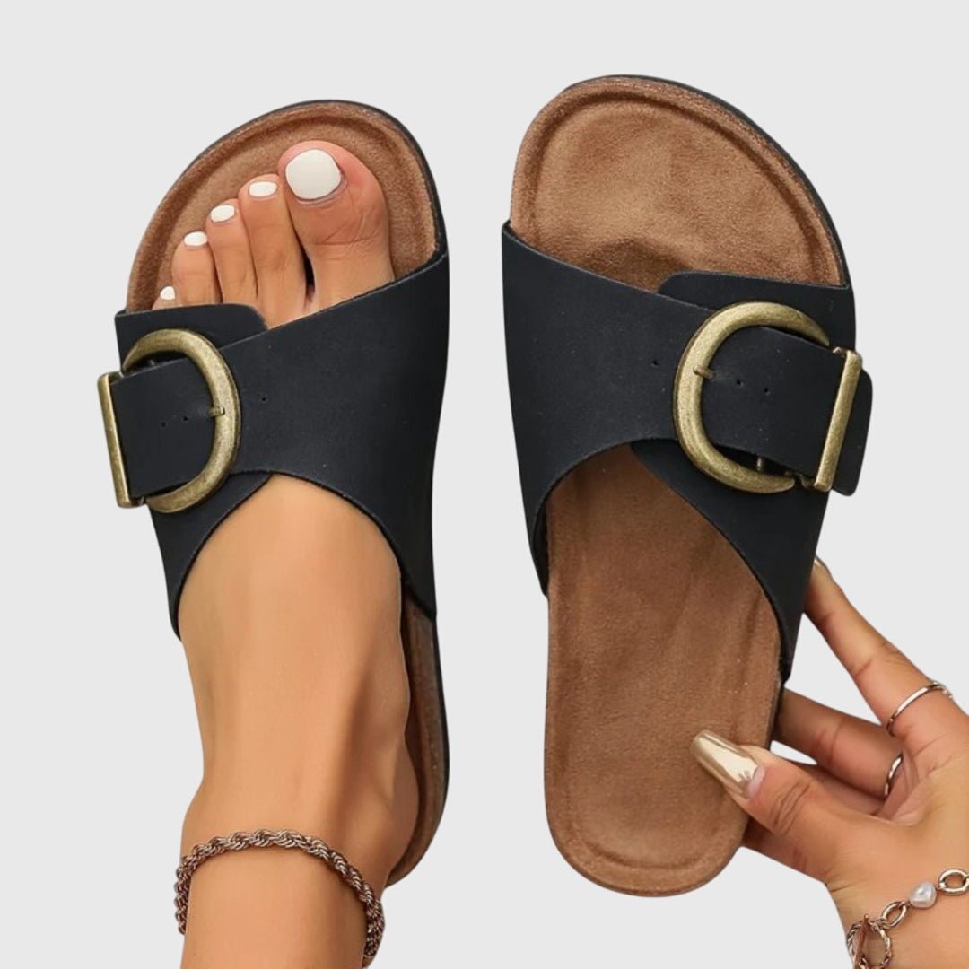 Halvara | Women's Orthopedic Buckle Strap Sandals Hero