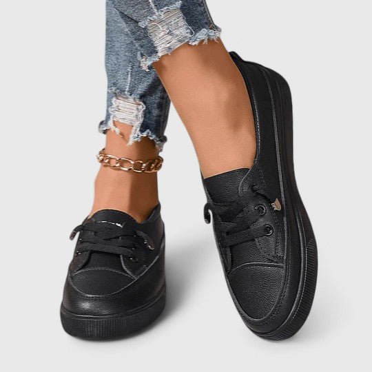 Halvara | Women's Orthopedic Side Buckle Walking Shoes Angle