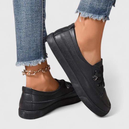 Halvara | Women's Orthopedic Side Buckle Walking Shoes Side