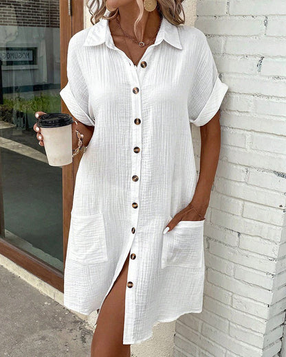 Iris | Women's Effortless Summer Dress Close Up
