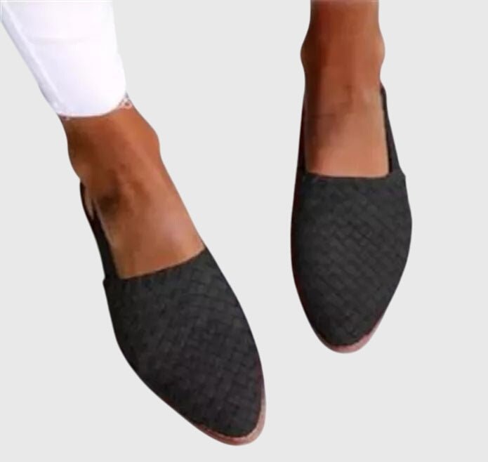 Jordana | Women's Orthopedic Woven Leather Sandals Lifestyle