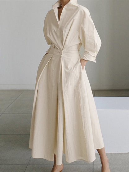 June | Women's Elegant Twisted Waist Dress Hero