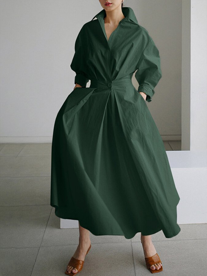 June | Women's Elegant Twisted Waist Dress Lifestyle