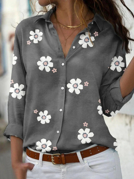 Lexi | Women's Daisy Floral Blouse Front