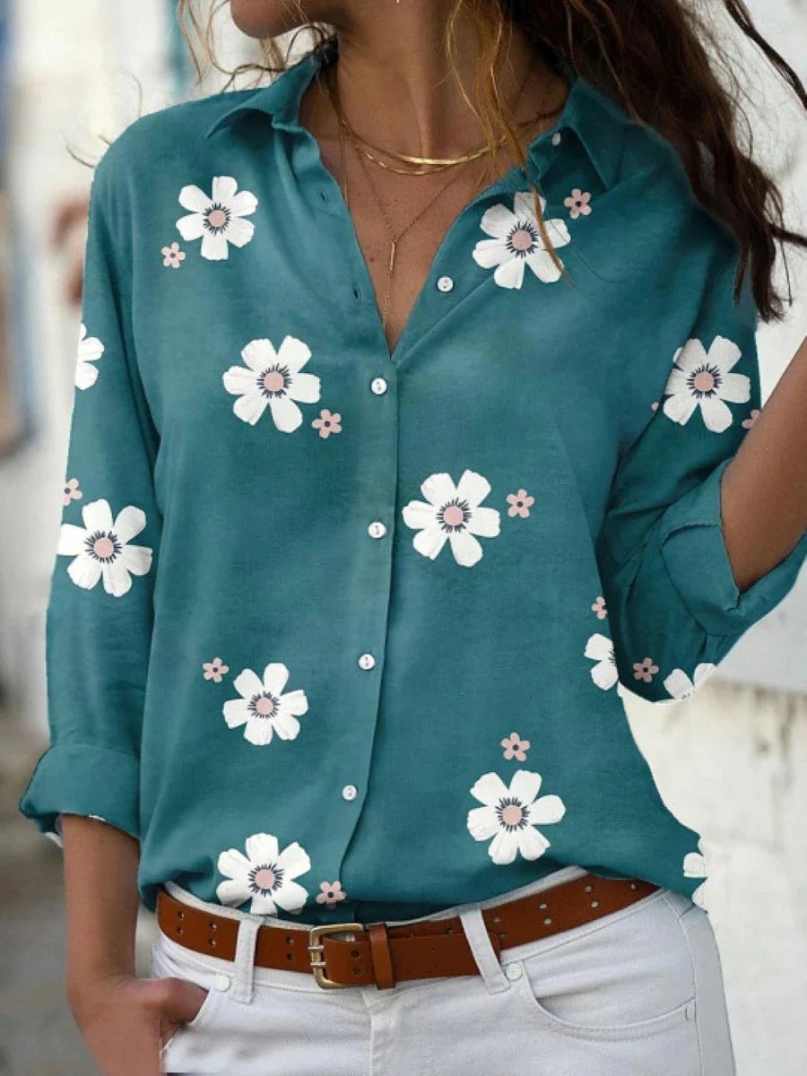 Lexi | Women's Daisy Floral Blouse Side