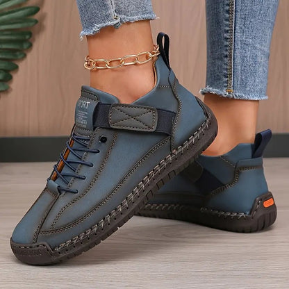 Lexi | Women's Orthopedic Strap Sneakers Close Up