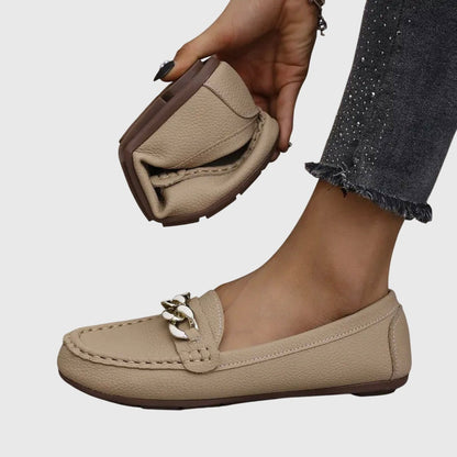 Lila | Women's Chain Orthopedic Loafers Back