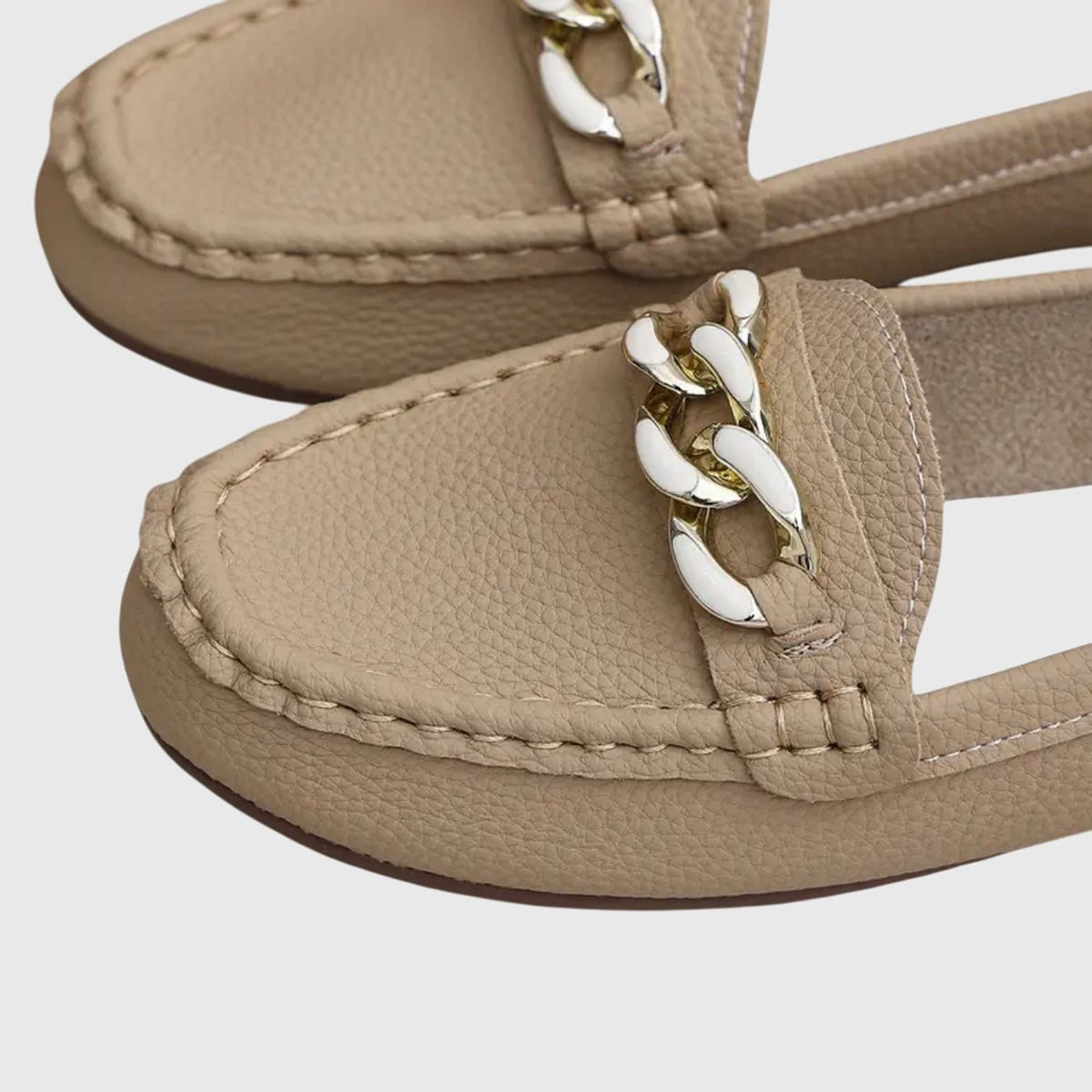 Lila | Women's Chain Orthopedic Loafers Side