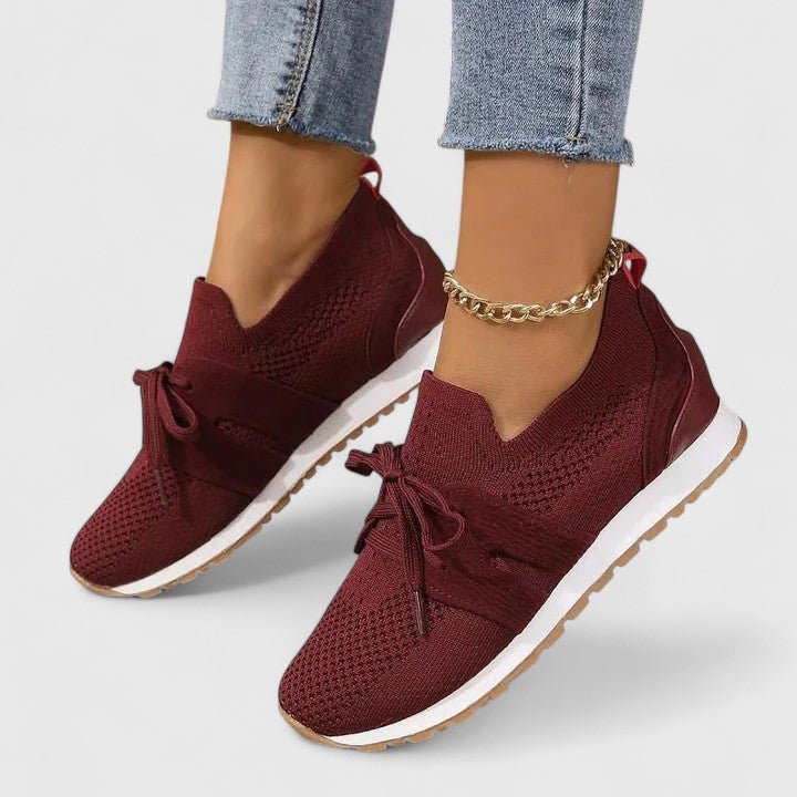 Lirelle | Women's Orthopedic Bow Knot Slip-On Sneakers Detail