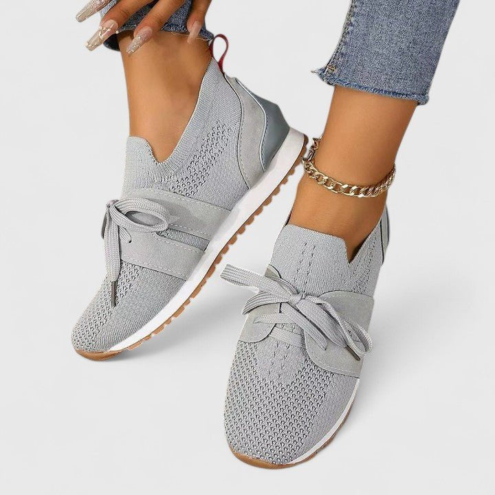 Lirelle | Women's Orthopedic Bow Knot Slip-On Sneakers Front
