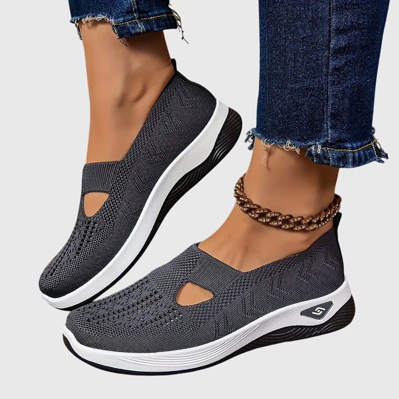 Lorvaine | Women's Orthopedic Slip-On Shoes Heart Cutout Alternate