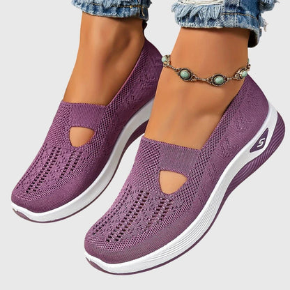 Lorvaine | Women's Orthopedic Slip-On Shoes Heart Cutout Angle