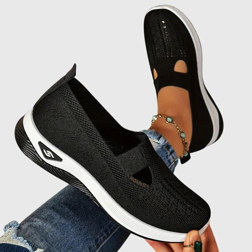 Lorvaine | Women's Orthopedic Slip-On Shoes Heart Cutout Back